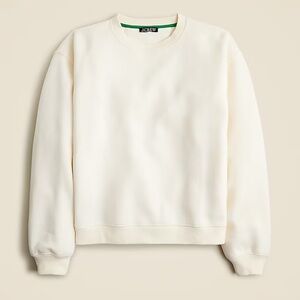 J. Crew Heritage fleece cropped sweatshirt